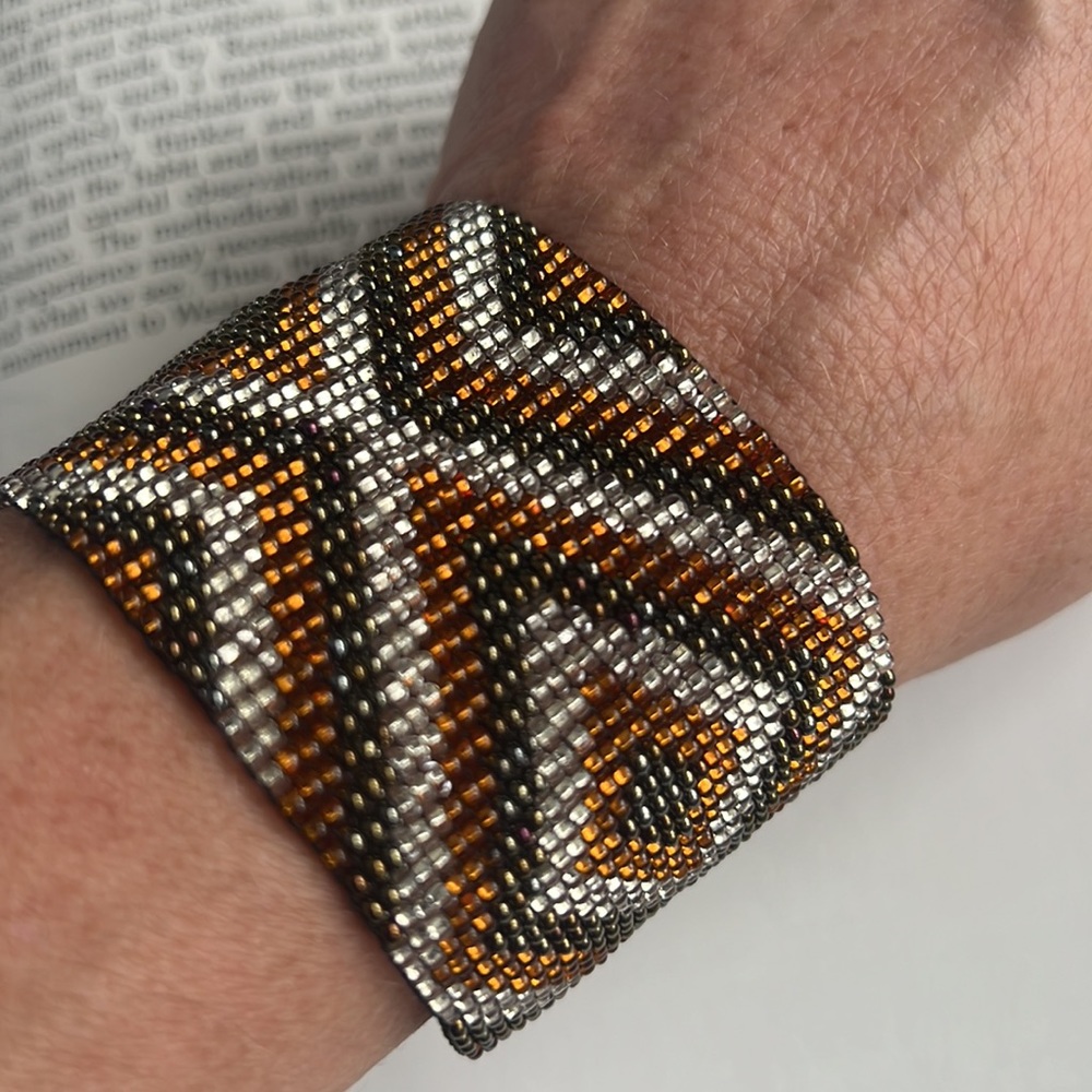Handmade Loomed Beaded Cuff